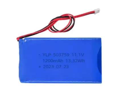 Customized 503759-3S 1200mAh 11.1V Polymer Battery Pack